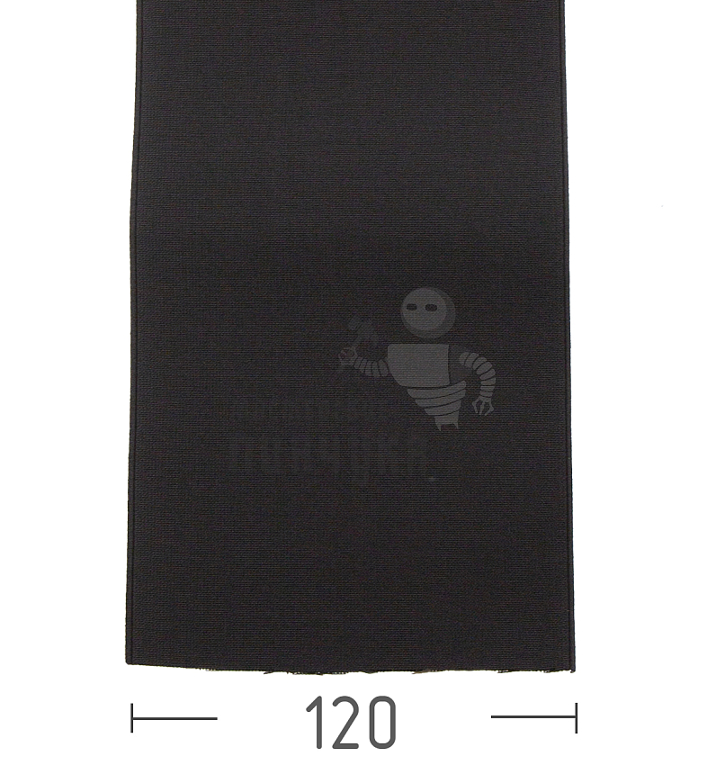 Резинка башмачная 120мм,черная