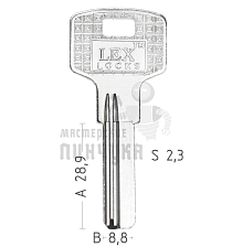 LEX LOCKS ВЕРТ КНР - Чертеж