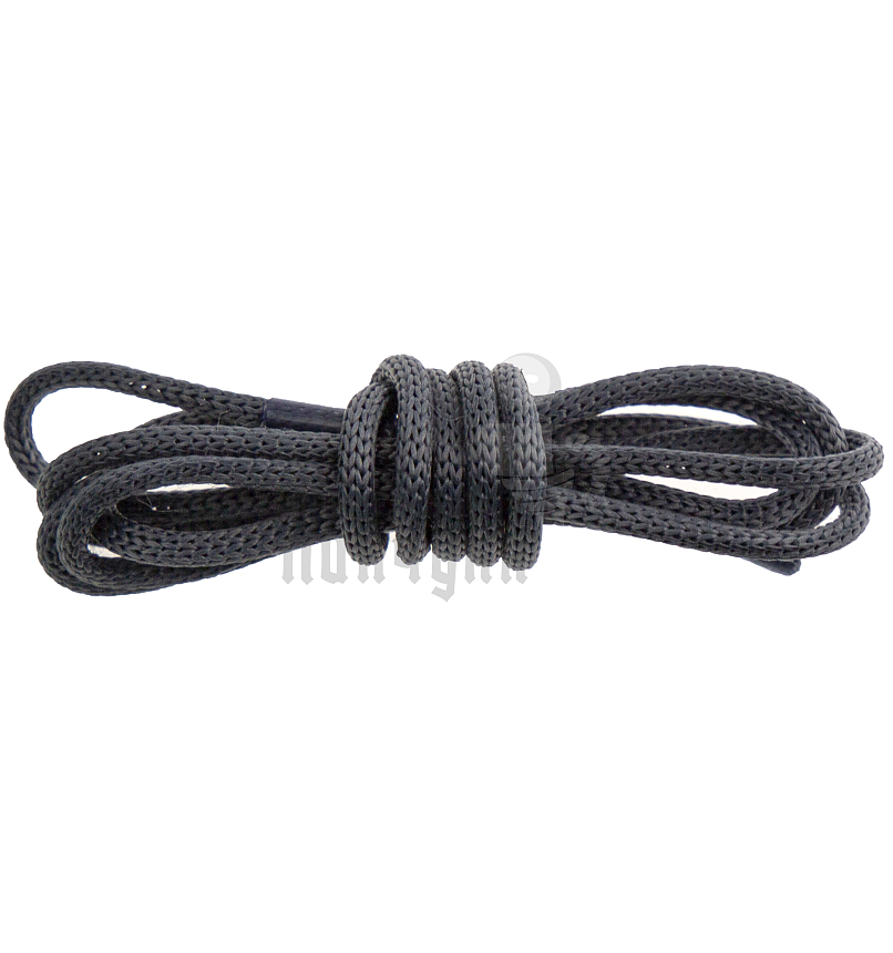 Шнурки круглые с пропиткой (тип 0), 70 см, цв.серый