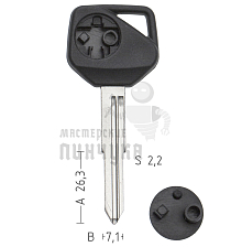 T00HD55P TP00HOND-24P HON70T14 а/пласт.с мест.п/чип HONDA.moto - Чертеж