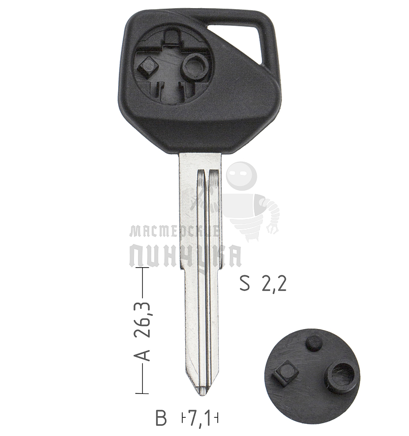 T00HD55P TP00HOND-24P HON70T14 а/пласт.с мест.п/чип HONDA.moto