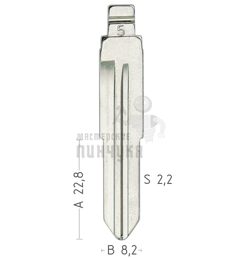 Лезвие №5  GM-15D GM24R GM14L GM17R GM/ CHANGAN КНР