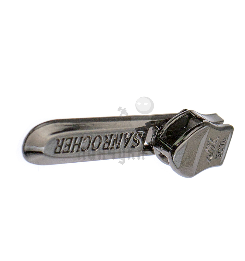 Бегунок Т7 JX декоративный №3, цв.темная гальваника