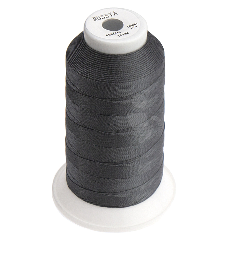 Нитки швейные 65К-1000м, темно-серый