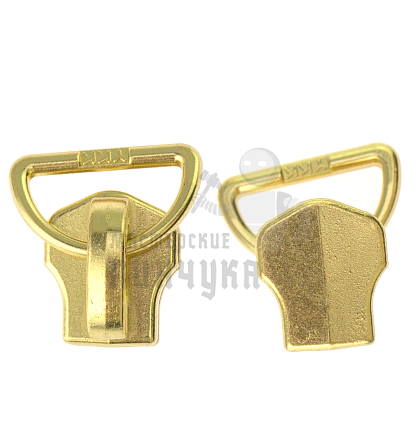 Бегунок "Металл", Т-5, сумочный, YKK DFD12, цв.золото - Чертеж