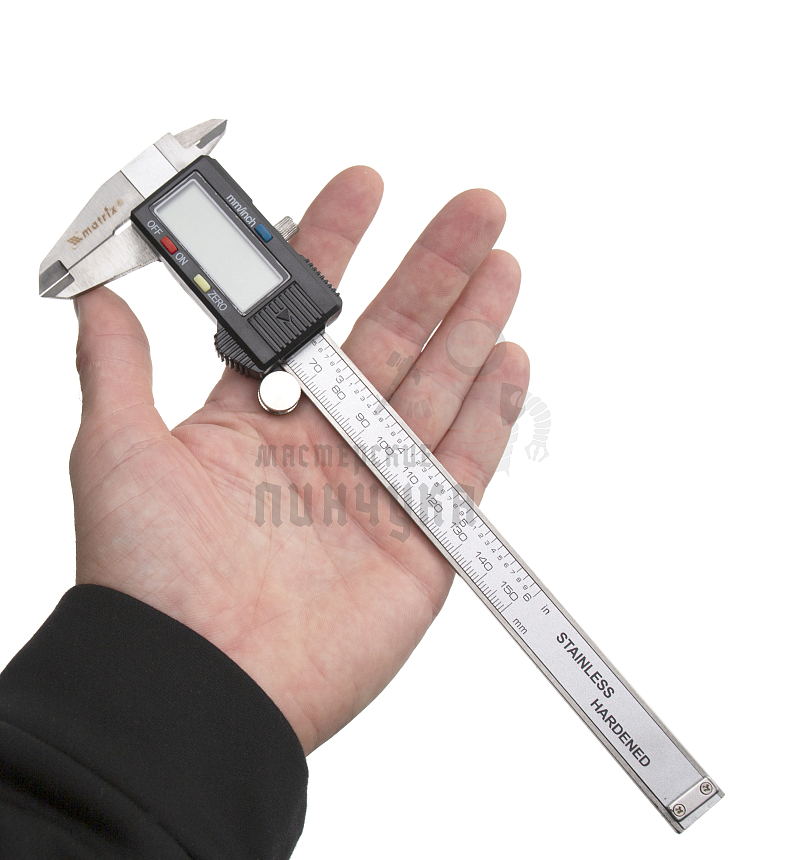 Штангенциркуль, 150 мм, электронный Matrix