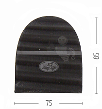 Набойка "Long Life" 45-1, р.68 т.6,6 Киров, цв.чёрный - Чертеж
