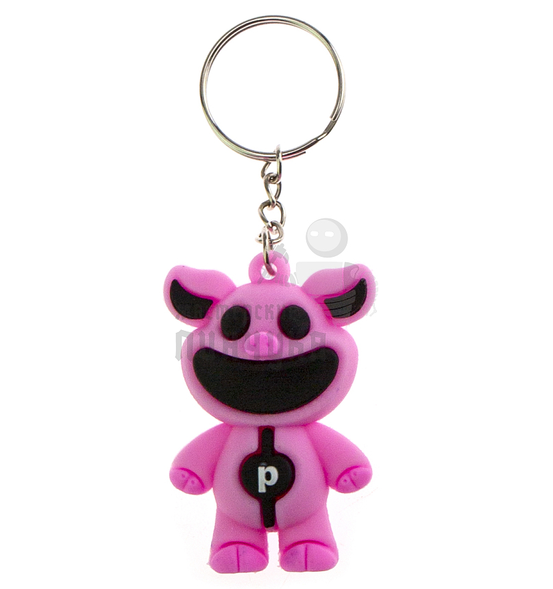 Брелок для ключей "Poppy playtime", СВИНКА с кольцом