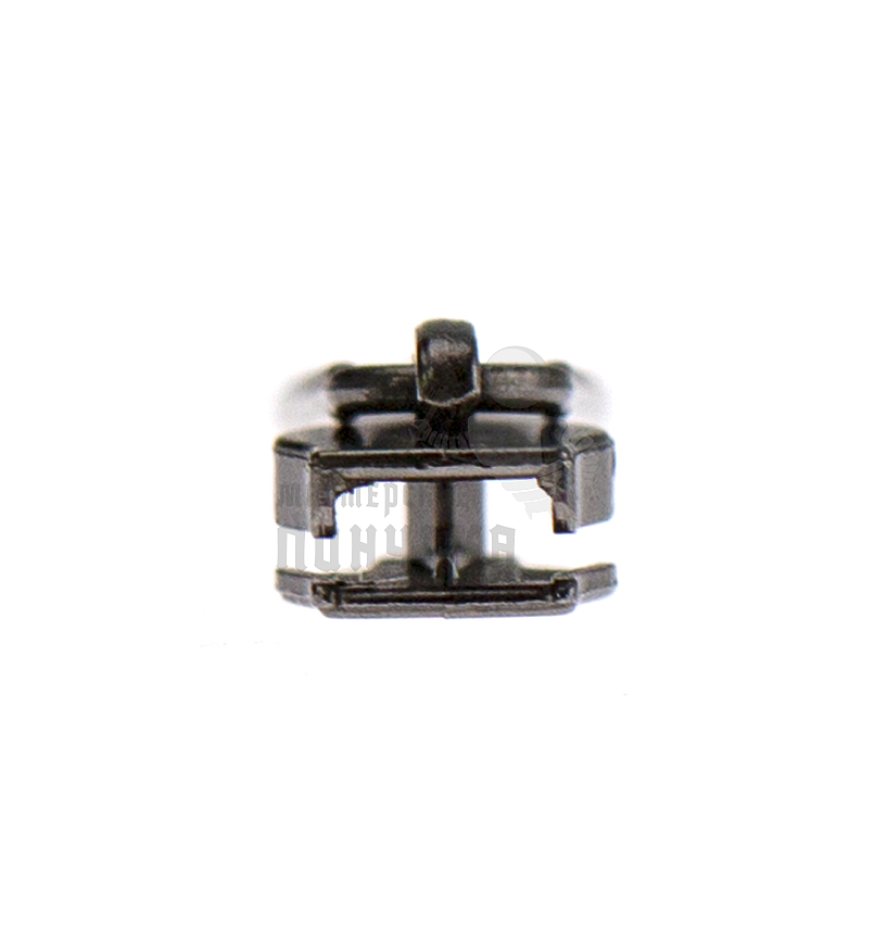 Бегунок для спиральной молнии, тип 3, галант, цв. темный никель
