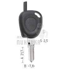 T00VC82P TP01VA-34P4 VAC102T0 а/пласт.с мест.п/чип RENAULT - Чертеж