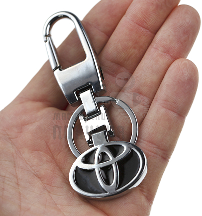 Авто карабин с кольцом для ключей TOYOTA