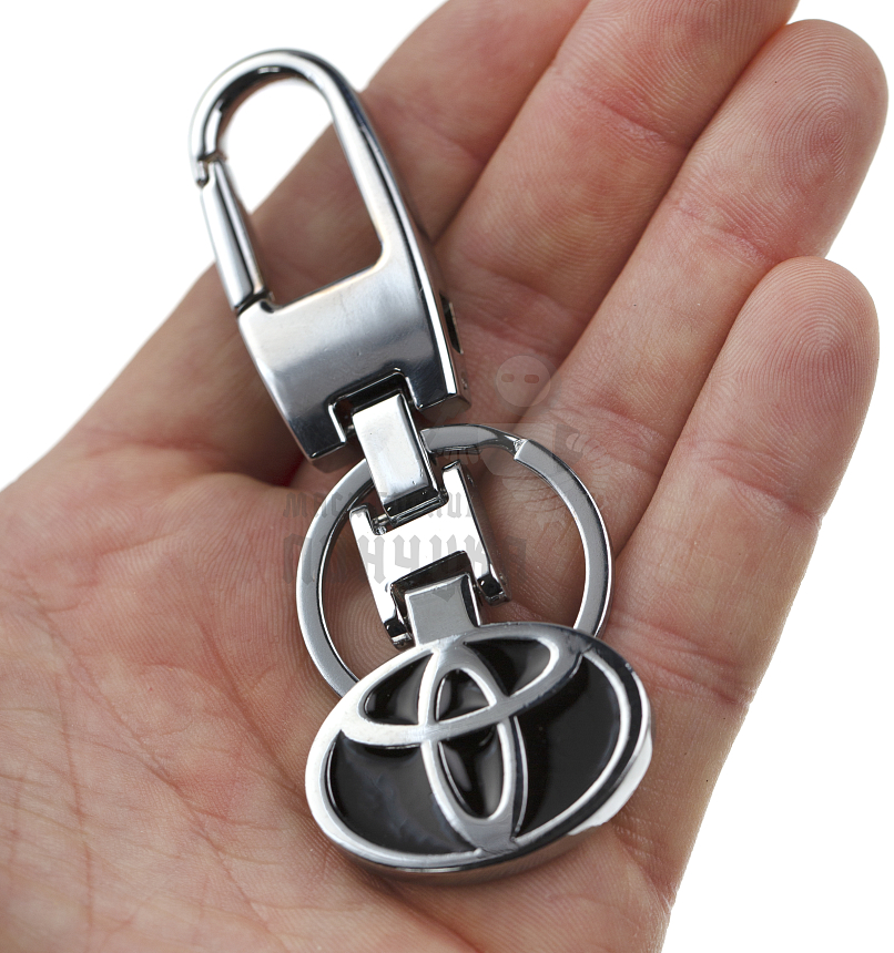 Авто карабин с кольцом для ключей TOYOTA
