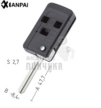 Корпус выкидного ключа TOYO-15.P   TOY43P TY51P TY37RP КНР// - Чертеж