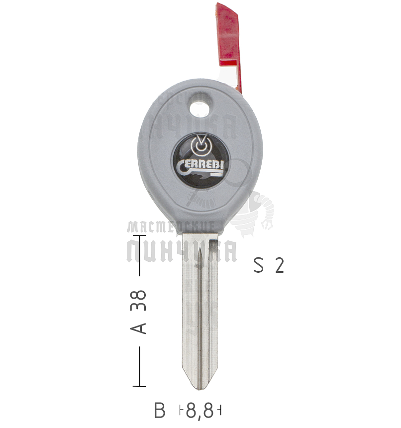 T00CY62P TP00CHR-15.P CY24TE а/пласт.с мест.п/чип CHRYSLER