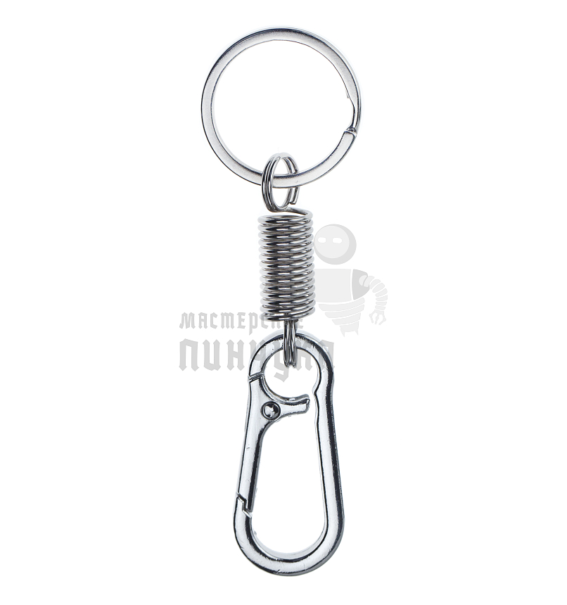 Карабин с пружиной и кольцом