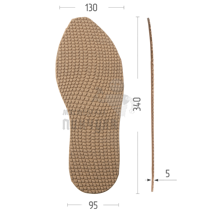 Подошва "800" т.5, цв. бежевый
