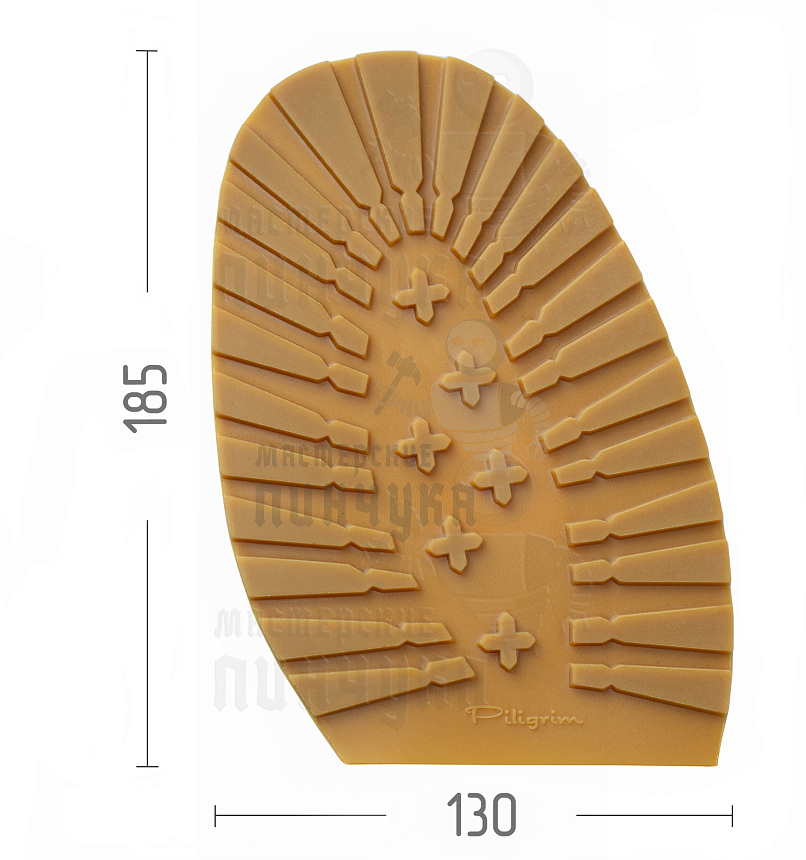 Проф. формованная Piligrim "Tank", разм. 185х130х4,5мм, цв. бежевый