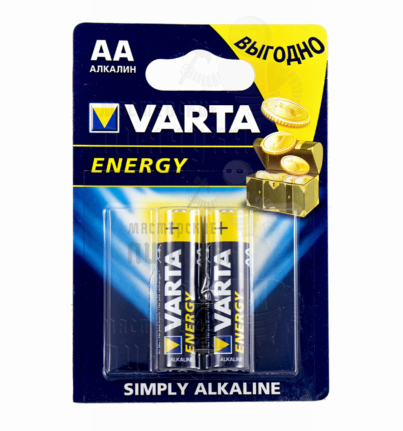 Батарейка VARTA Energy LR6 BL2 (4106) (2/40/200)