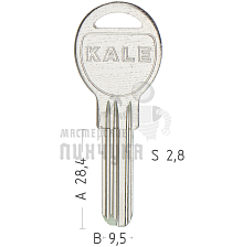 KAE12D_KAL13 Kale6/KAE6 3п овальная голова КНР - Чертеж