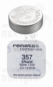 Батарейка часовая RENATA R357 SR44W BL1 (1/10/100) - Чертеж