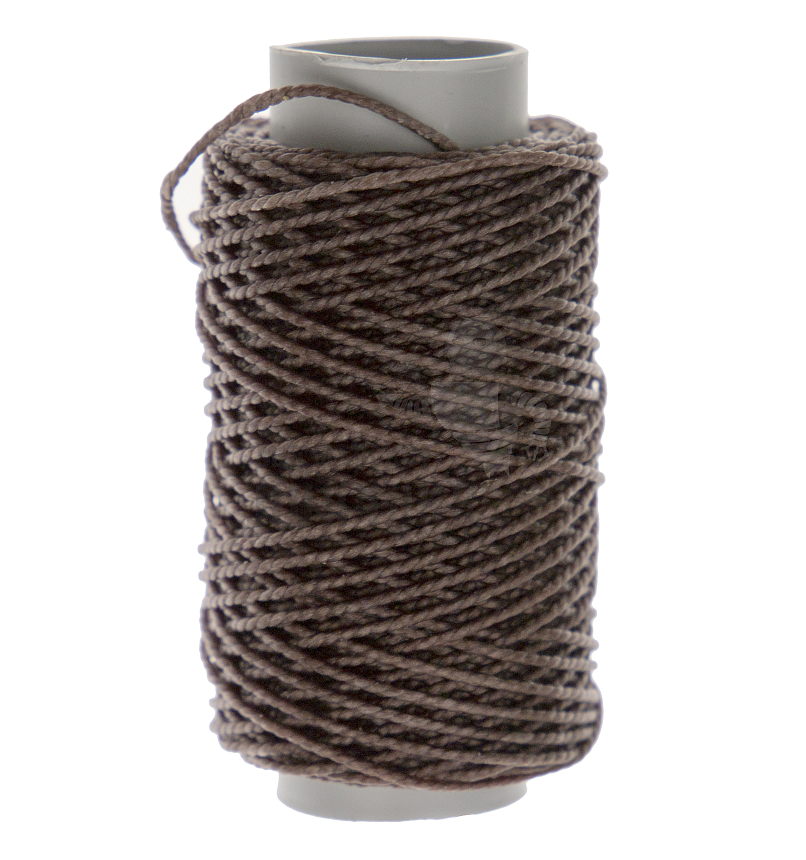Нитки вощеные "Малышка", прошивочные, коричневые