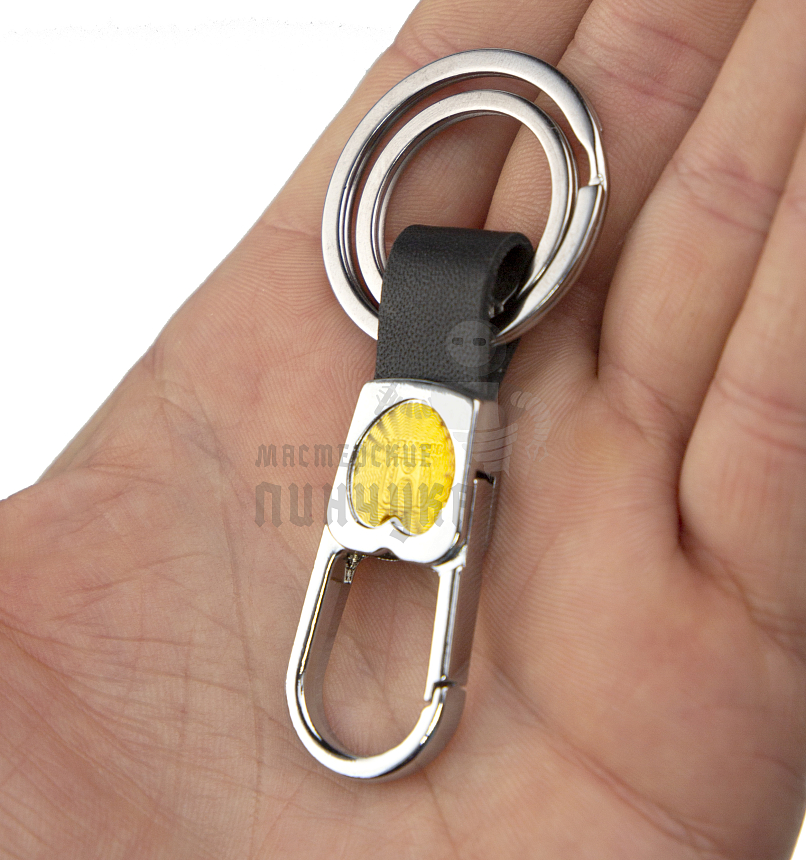 Авто карабин с двумя кольцами для ключей HONDA