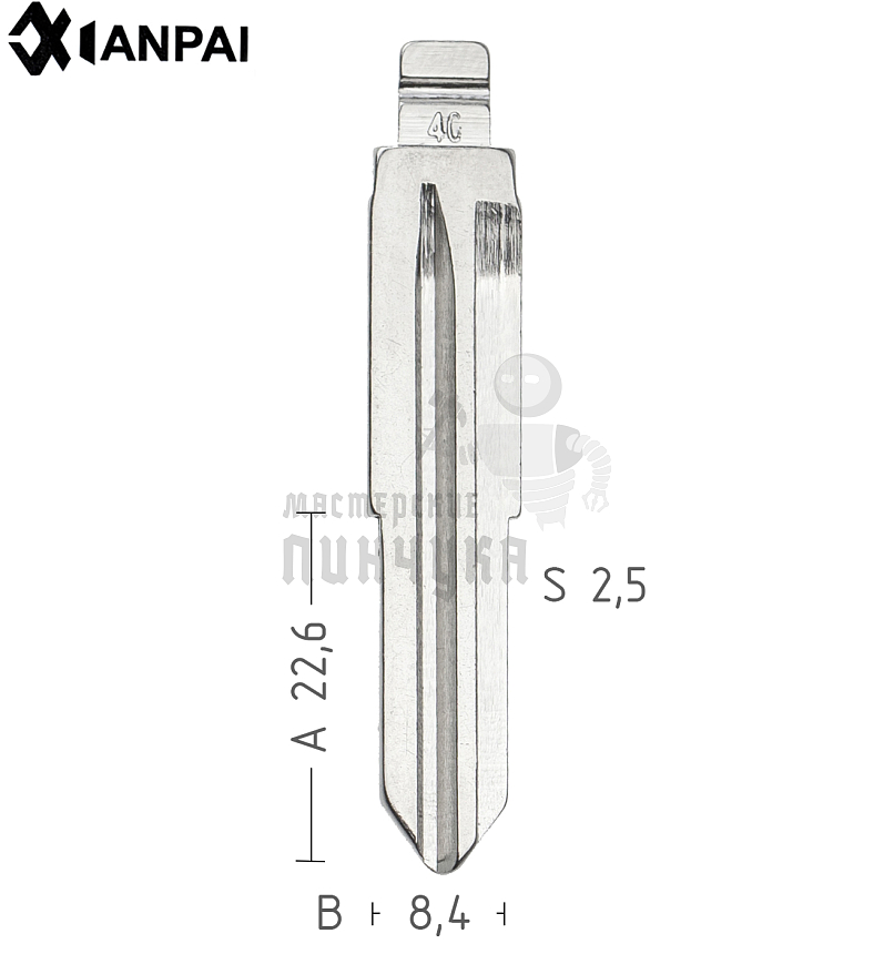 Лезвие  №40 CHEVROLET  КНР