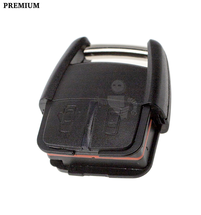 Корпус ключа 2 кнопки без жала (корот. ушки) OPEL // КНР