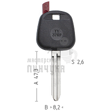 T00TY37RP TP00TOYO-15P TOY43T0 а/пласт.с мест.п/чип TOYOTA - Чертеж