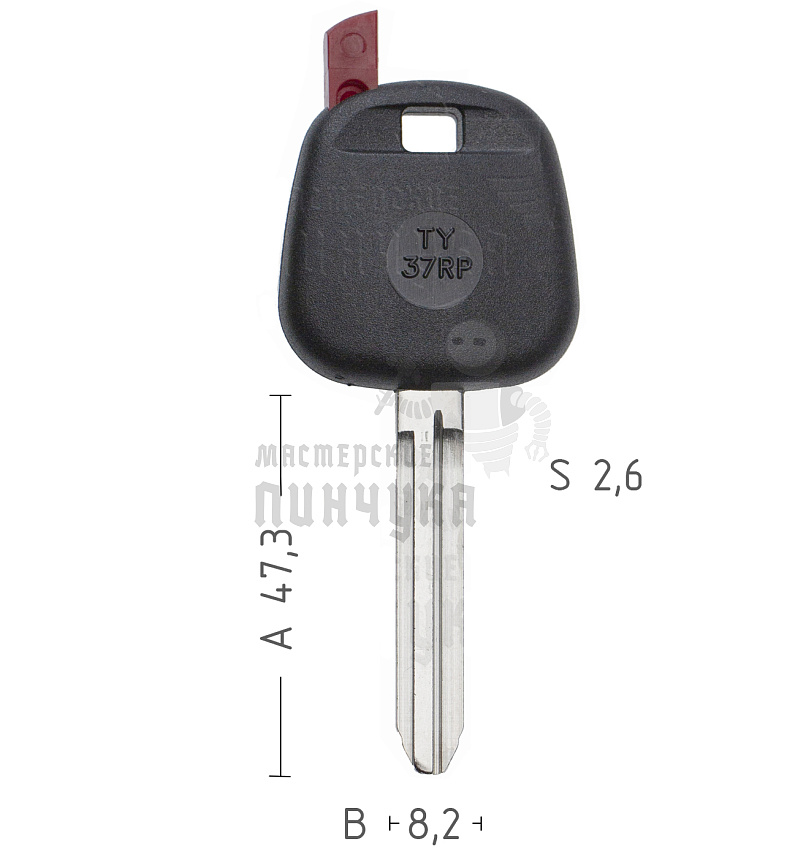 T00TY37RP TP00TOYO-15P TOY43T0 а/пласт.с мест.п/чип TOYOTA