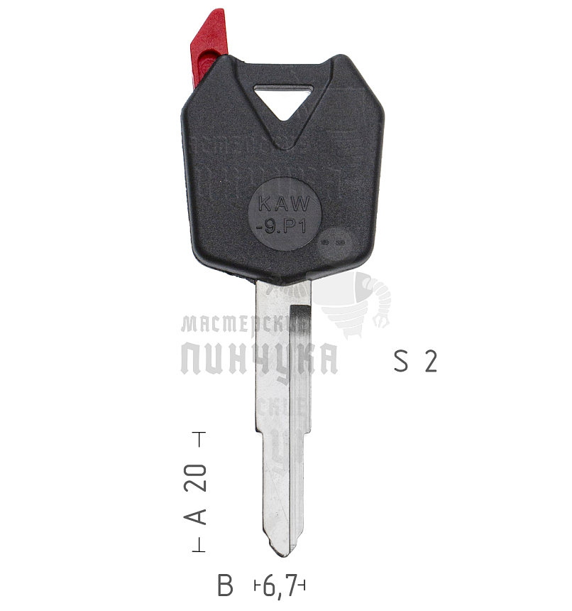 T00KW18P TP00KAW-9.P1 KW16T0 а/пласт.с мест.п/чип KAWASAKI.moto