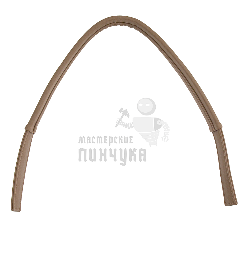 Ручка сумочная 65см,плоская (8063), цв.св-кофейный