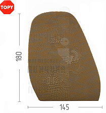 Проф. формованная Topy X-Top №3 Карамельный - Чертеж