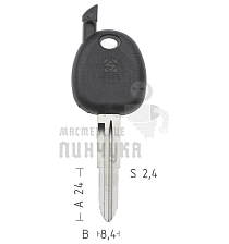 T00HYN4RP TP00HY-6DP1 HYN7RT0 а/пласт.с мест.п/чип HYUNDAI - Чертеж