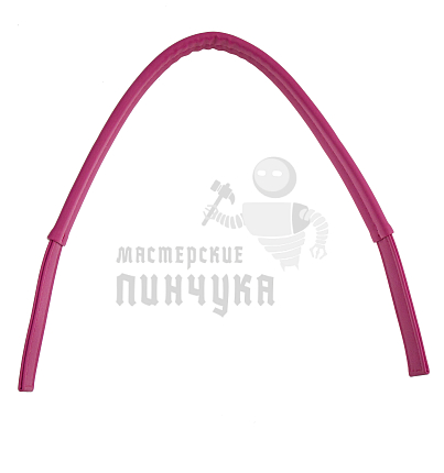 Ручка сумочная 65см, плоская (2257), цв.фуксия