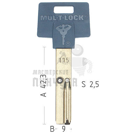 Mul-T-Lock: Профиль 115s Original "INTERACTIVE"