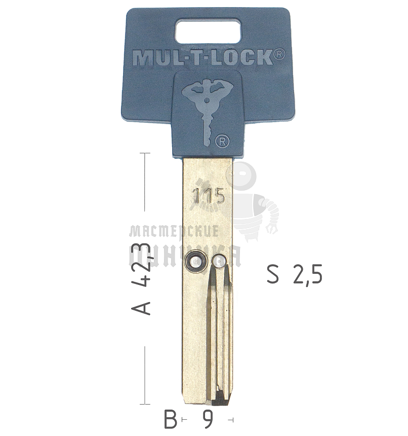Mul-T-Lock: Профиль 115s Original "INTERACTIVE"