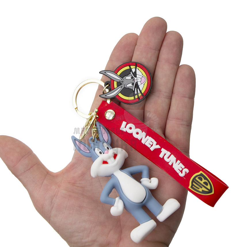 Брелок для ключей "Заяц Bugs Bunny" + карабин