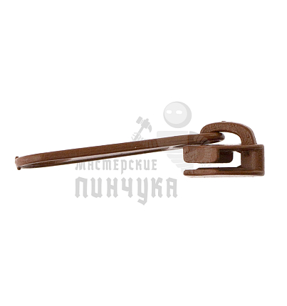 Бегунок для спиральной (витой) молнии, тип 5, сумочный, цв.коричневый (285)