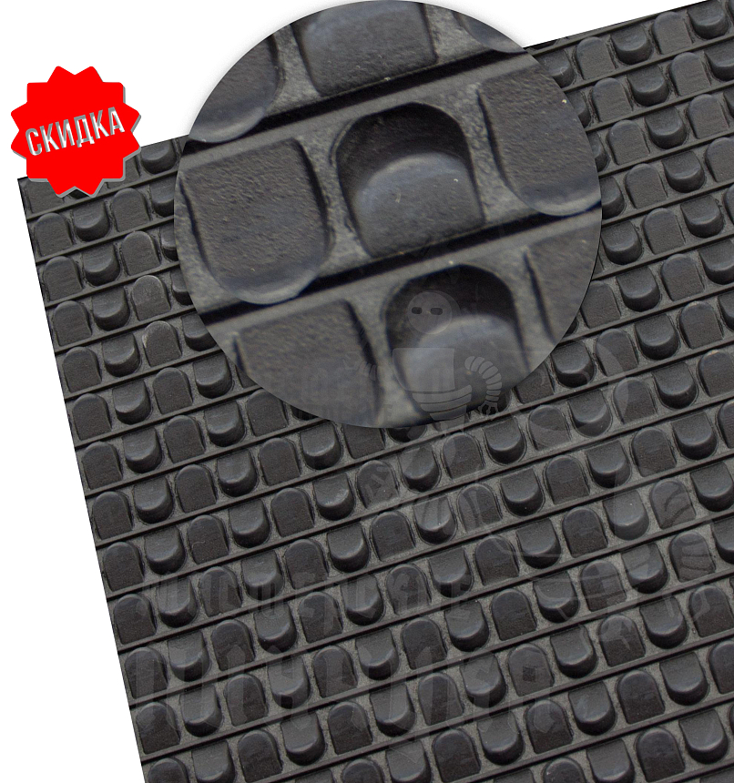 Профилактика лист. 400*560*3мм "Super Trecking" черн