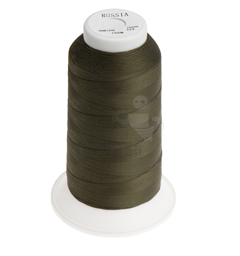  Нитки швейные 50К-1000м, хаки