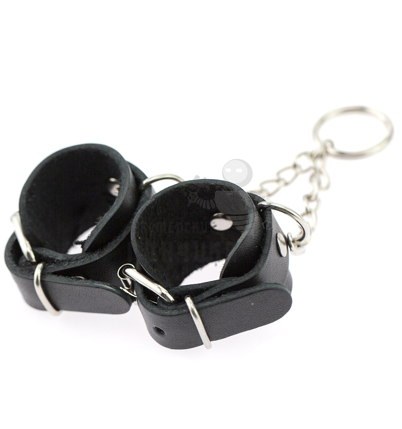 Брелок Наручники, цв.черный